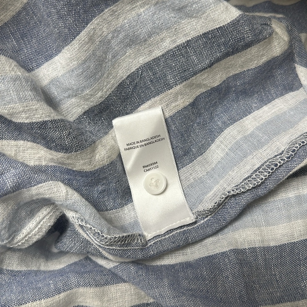 beachlunchlounge linen blend vacation top - Picture 5 of 9